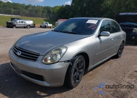 2006 Infiniti G35 из США, поврежденный, VIN JNKCV51E16M507396